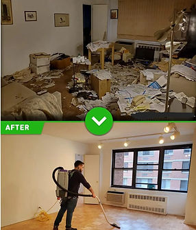 Appartement encombré  Proclean debarras et nettoyage a paris et iles de france