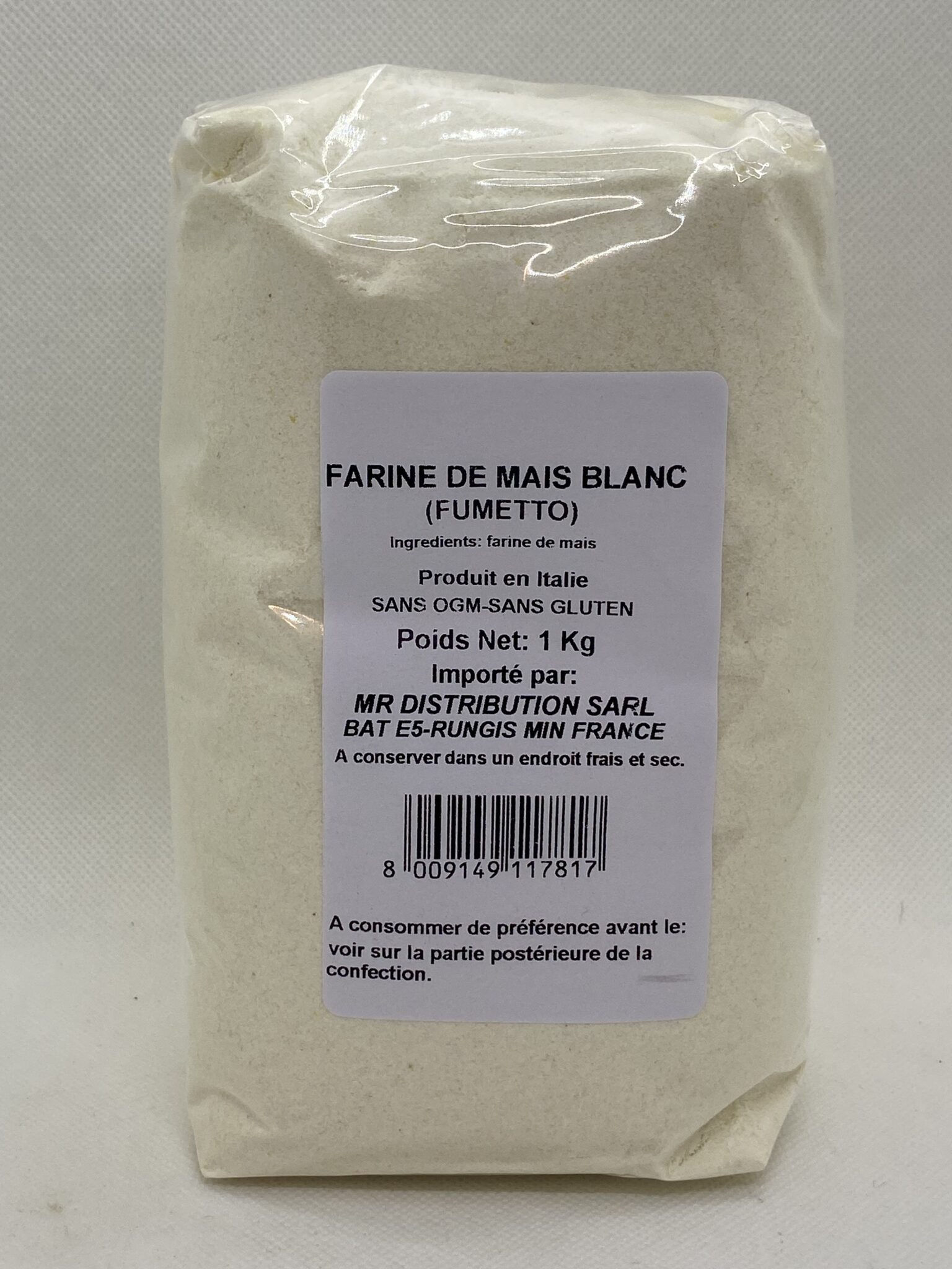 FARINE DE MAIS BLANC FUMETTO 1kg