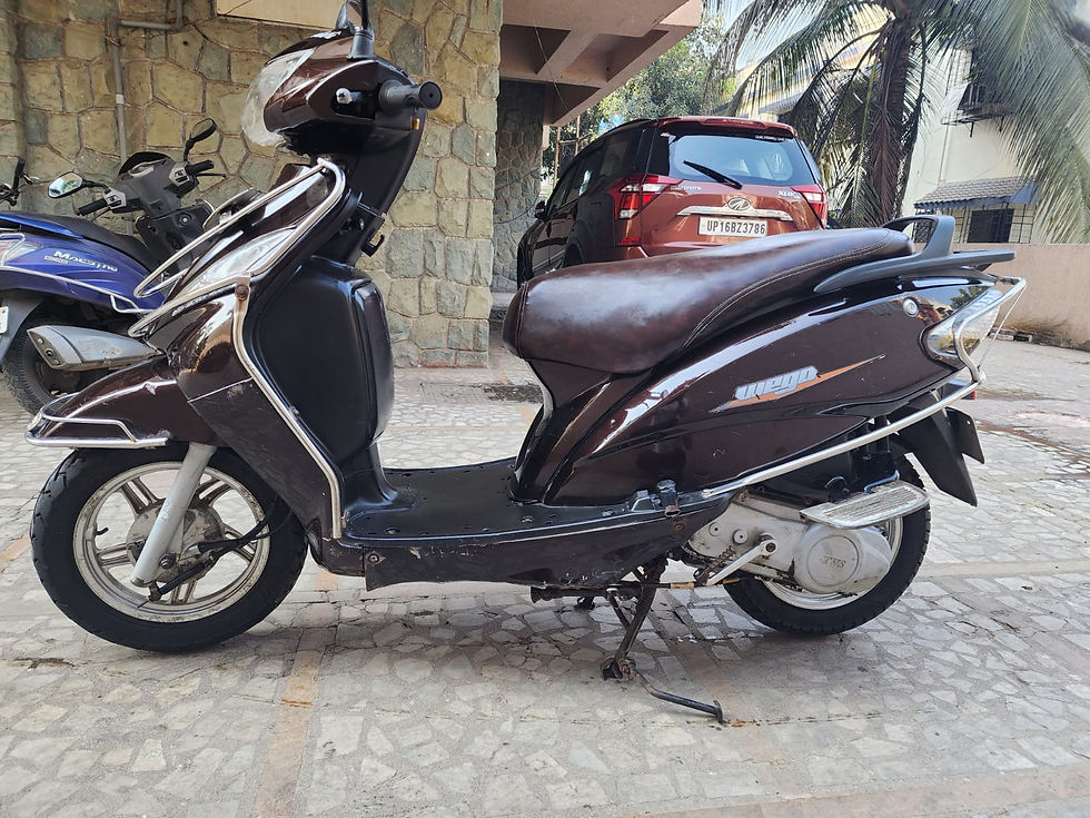 TVS Wego 2011 Brown Left