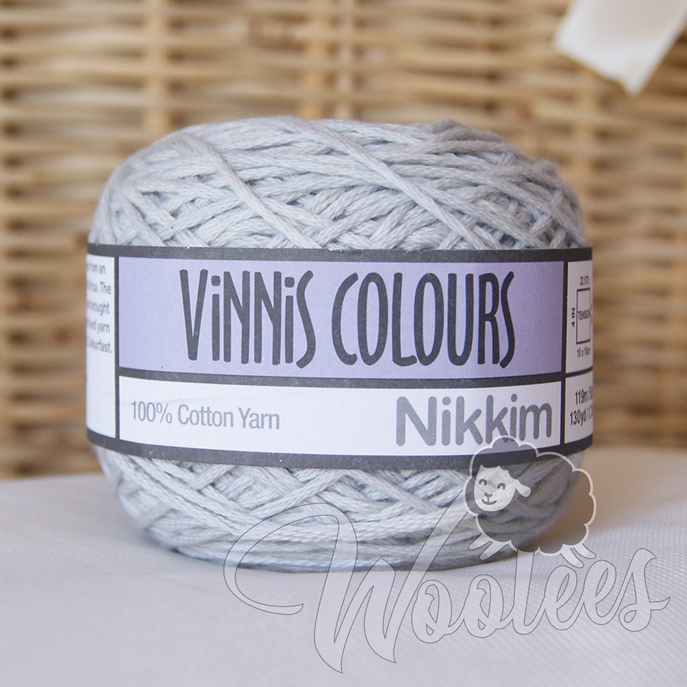 Woolees Yarn - Vinnis Colours - Nikkim - Stone