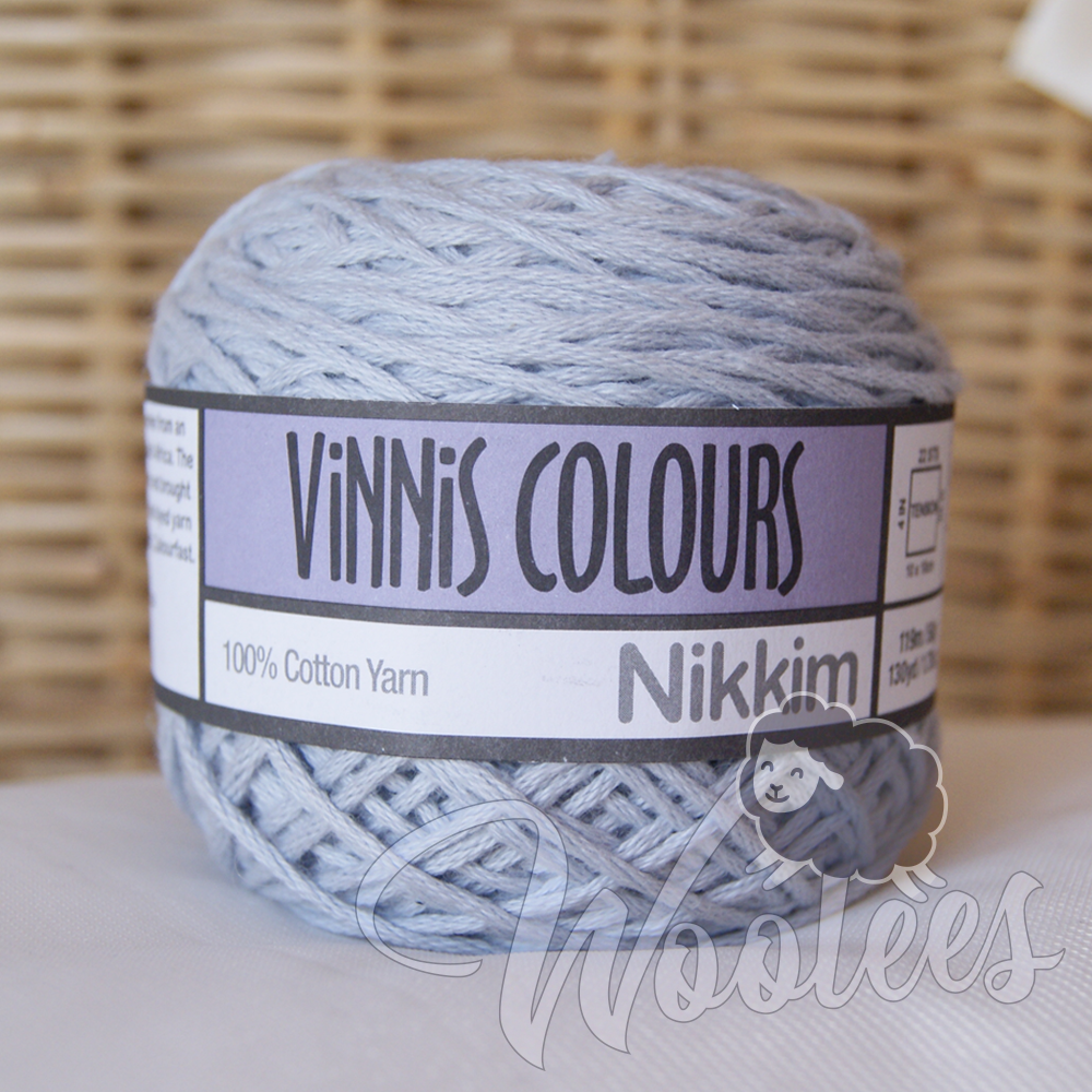 Woolees Yarn - Vinnis Colours - Nikkim - Aluminium