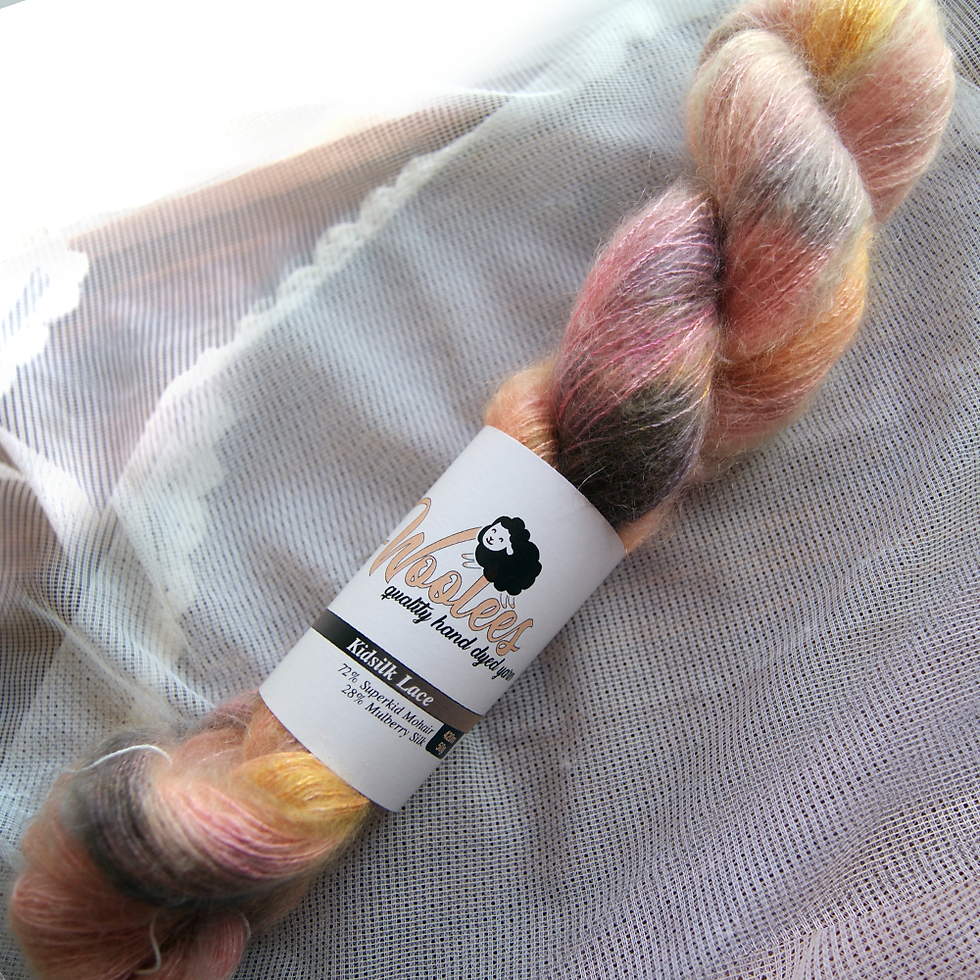 Woolees Yarn - Kidsilk Lace Blended Pink