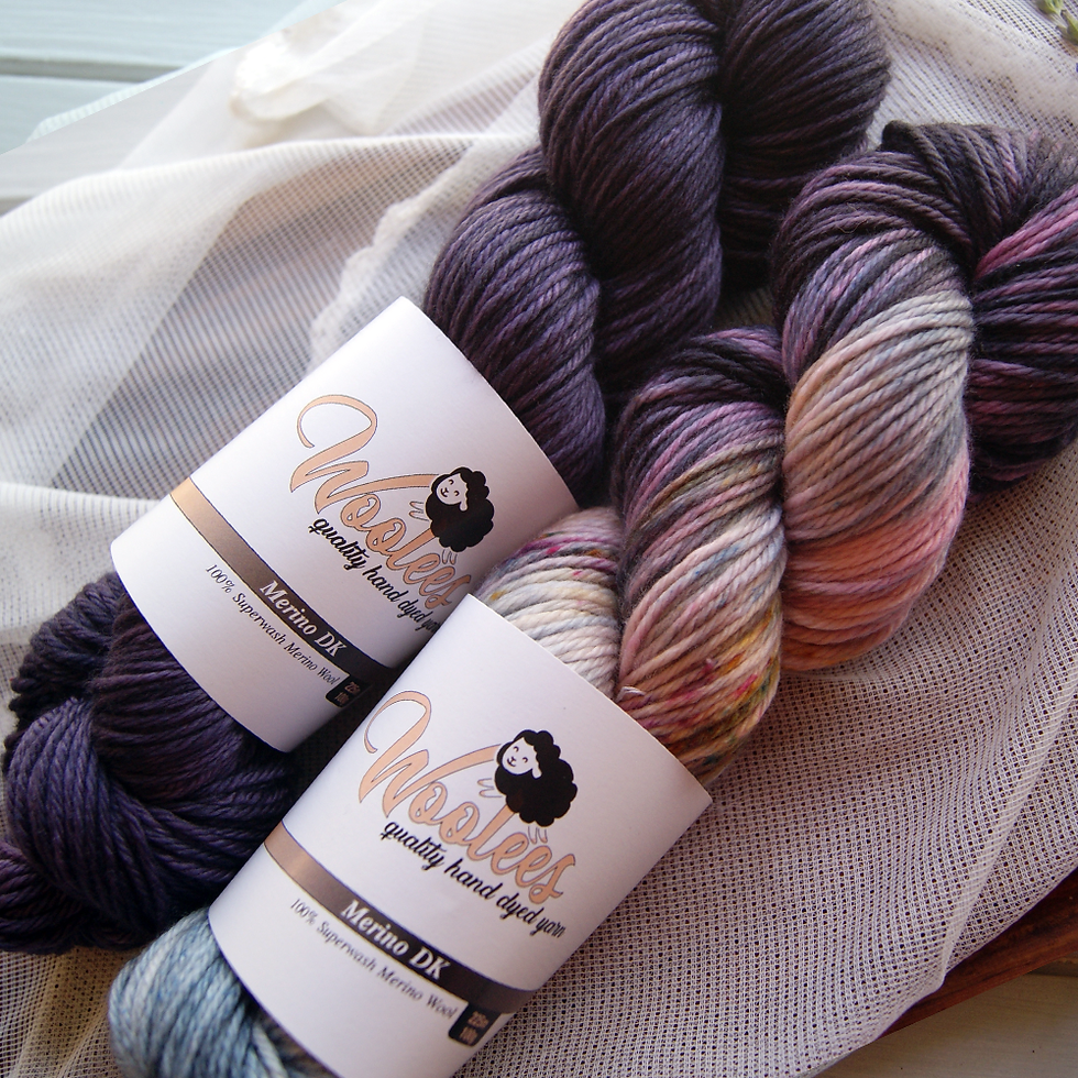 Woolees Yarn - Merino DK Purple Haze