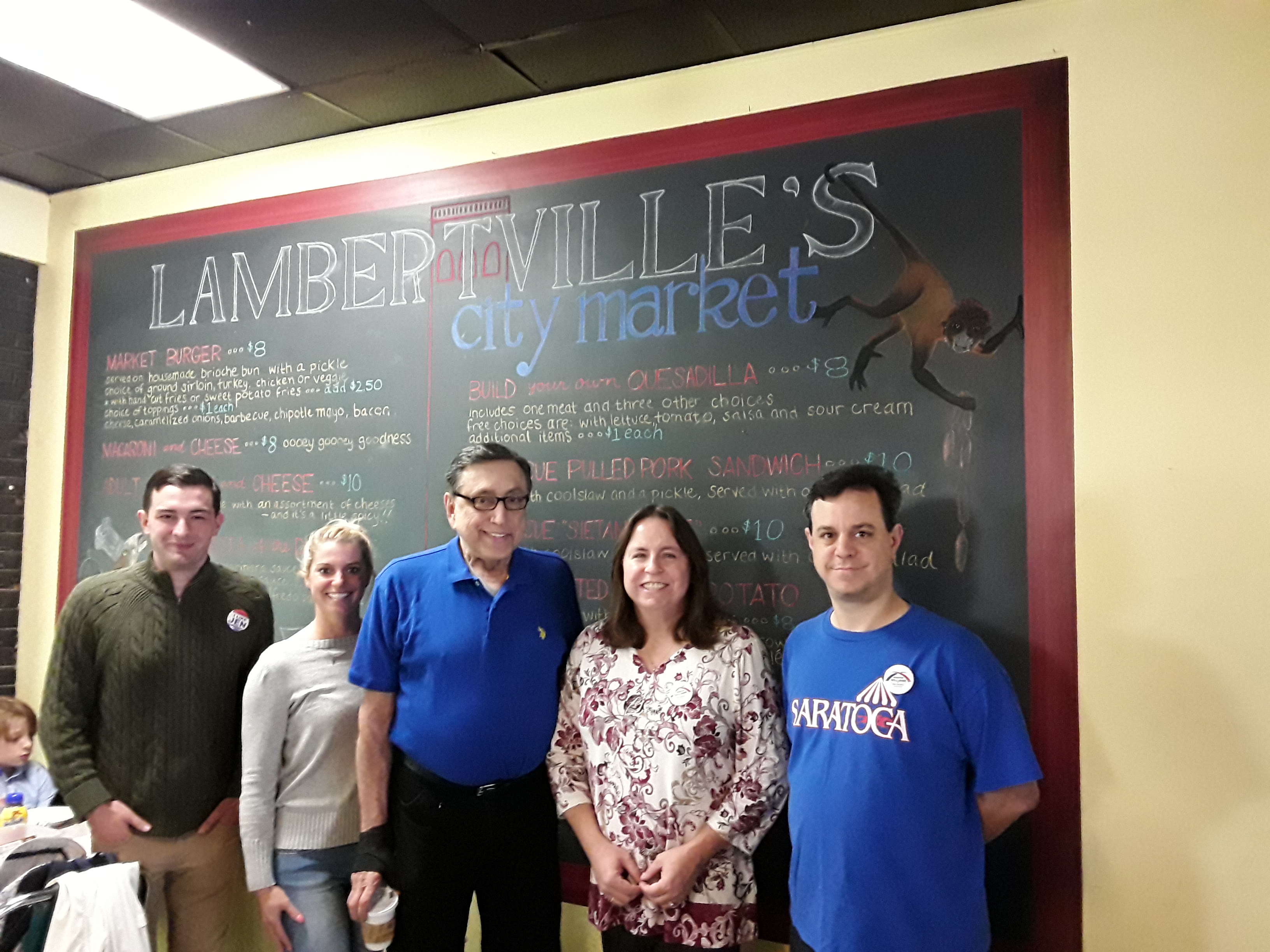 Group shot with Sen Larossa