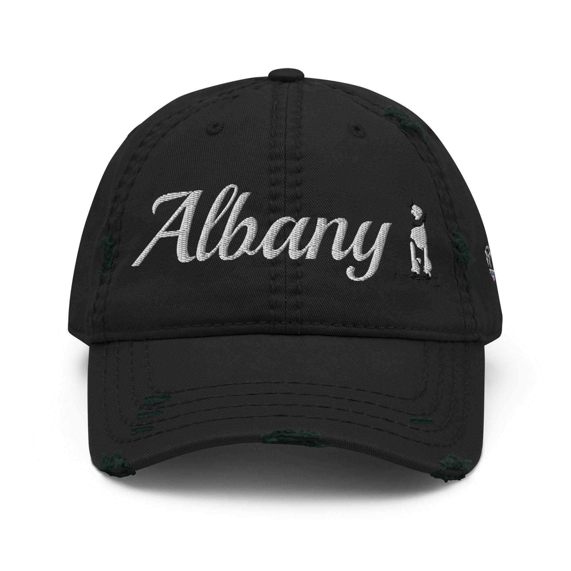 Albany Dog Distressed Dad Hat