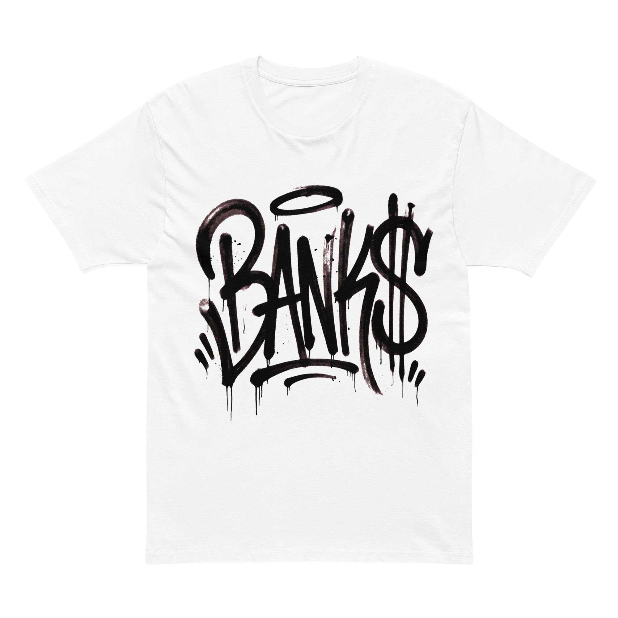 Bank$ White Tee