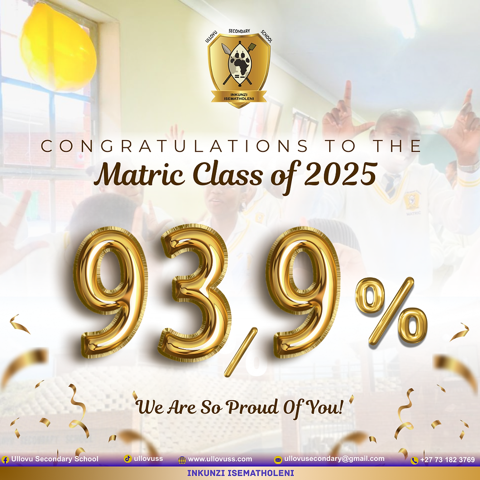 A LEGACY OF SUCCESS: THE PRESTIGE MATRIC CLASS OF 2025 MAKES ULLOVU PROUD