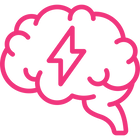 image of a brain with a lighting bolt in it representing the transformative power of good therapist marketing
