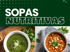 Sopas gostosas e nutritivas!