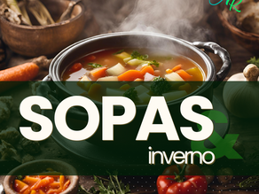 Aqueça-se neste inverno com sopas saudáveis!