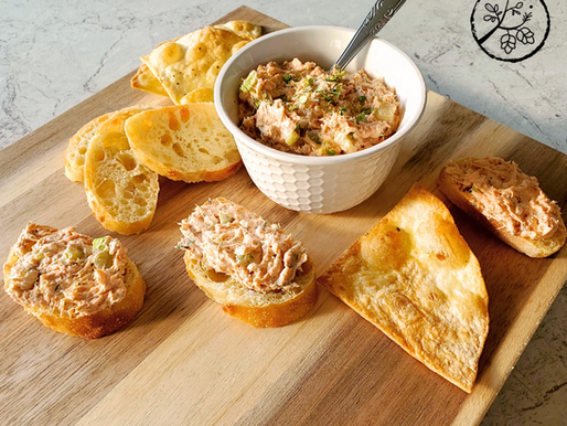 Tartinade à la truite aux saveurs estivales 