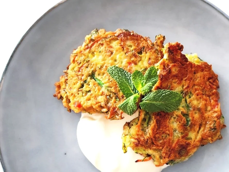 Crispy Zucchini Pancakes (Mucver)