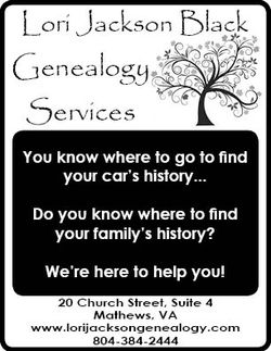 Lori Jackson Black Geneaology Ad