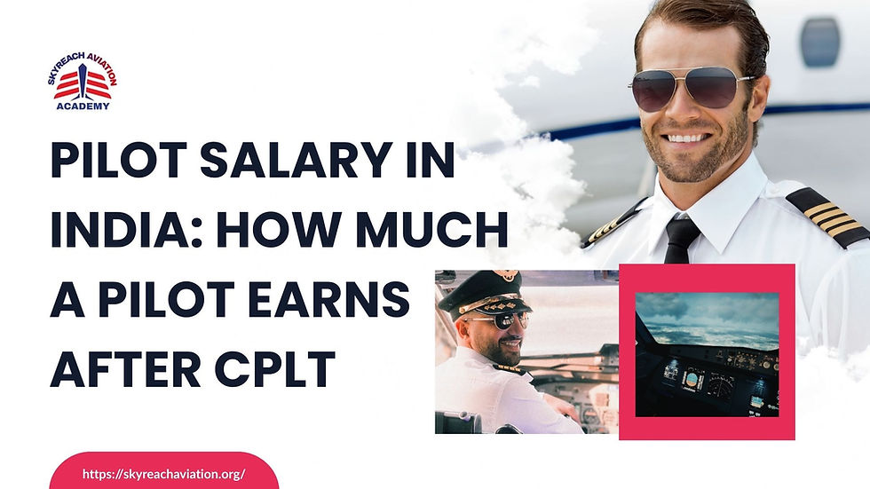 Pilot Salary in India: How Much a Pilot Earns after CPL