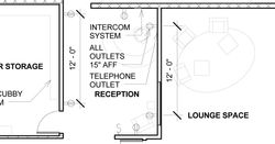 Electrical and Communication Floor Plan Space A