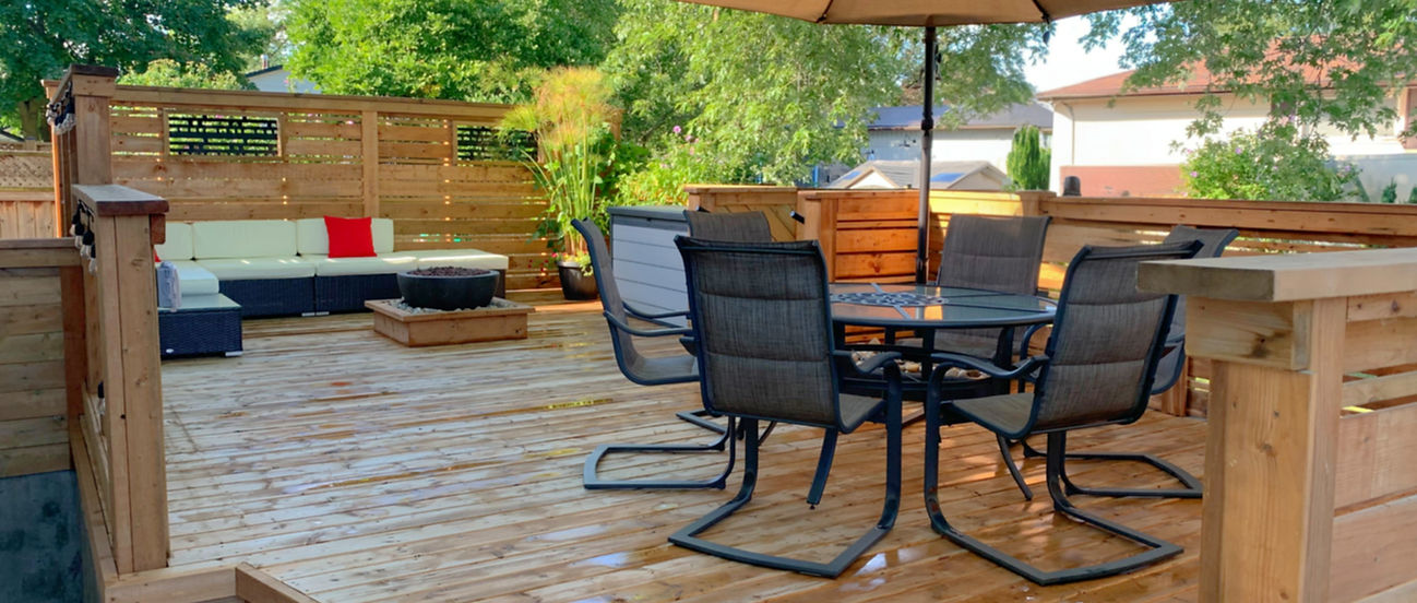 stunning exterior living area