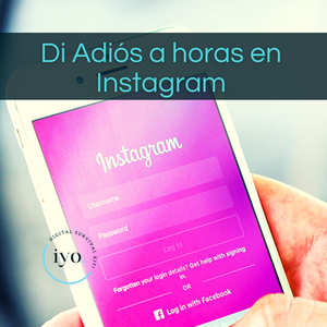 Di Adiós a horas en Instagram...