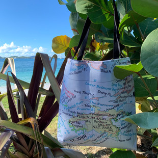 STJ MAP TOTE 45