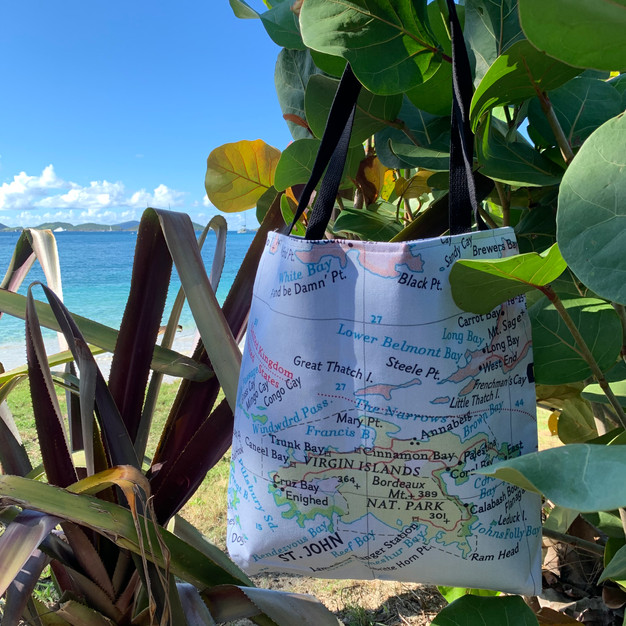 STJ MAP TOTE 45