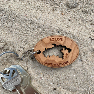STJ WOODEN KEYCHAIN 16