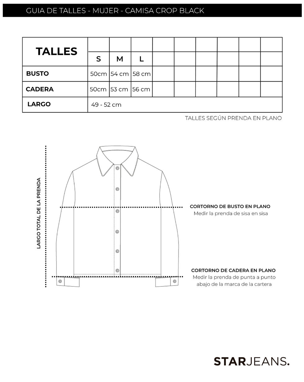 Miniatura: Campera crop black night