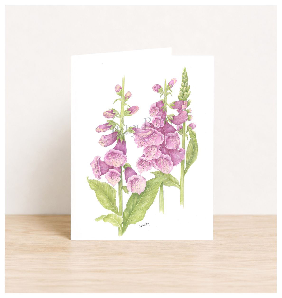 A2 Card - Foxglove