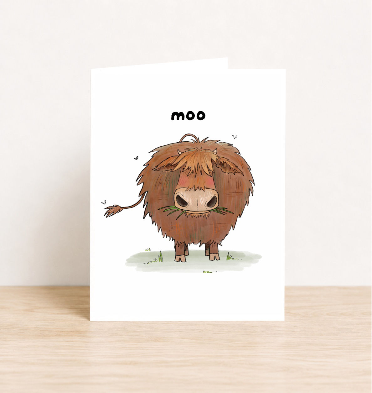 A2 Card - Moo