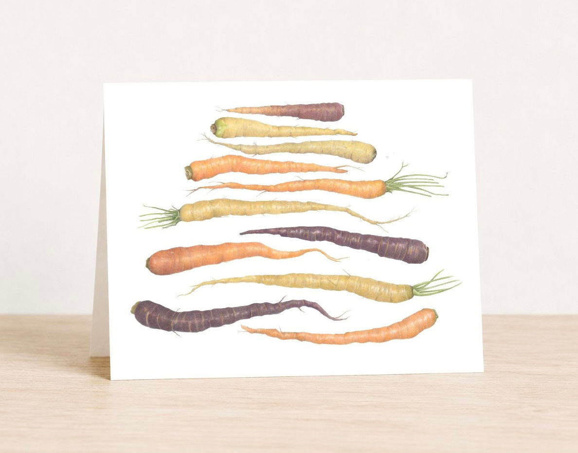A2 Card - Eleven Carrots