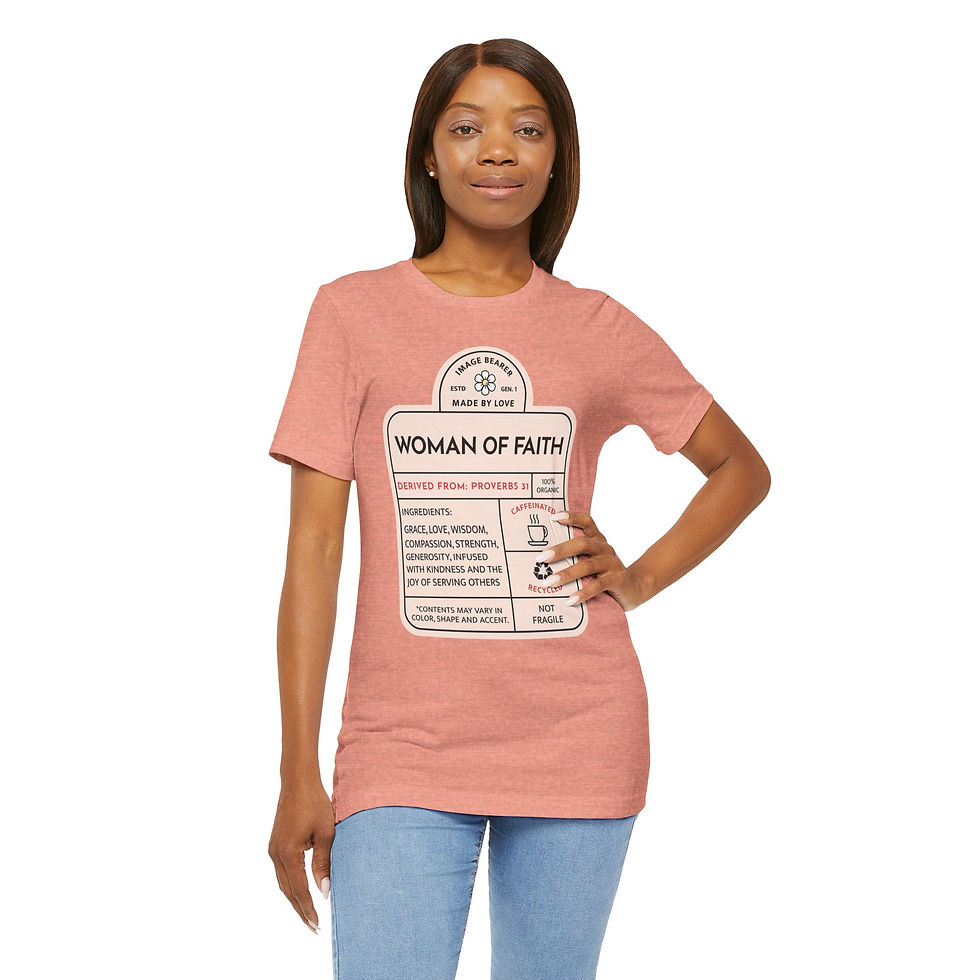 Thumbnail: Woman of Faith Shirt Proverbs 31 ChristianTee