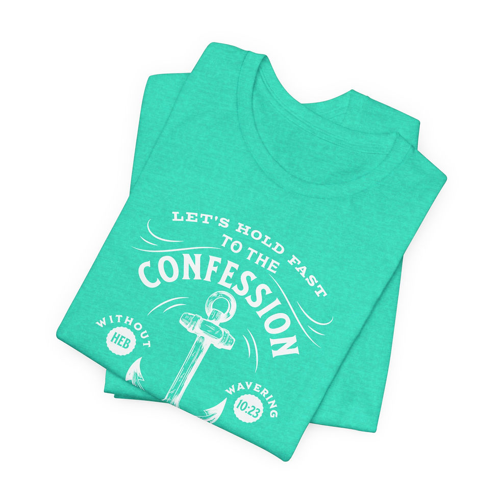 Thumbnail: Let Us Hold Fast - Hebrews 10:23 Nautical Tee