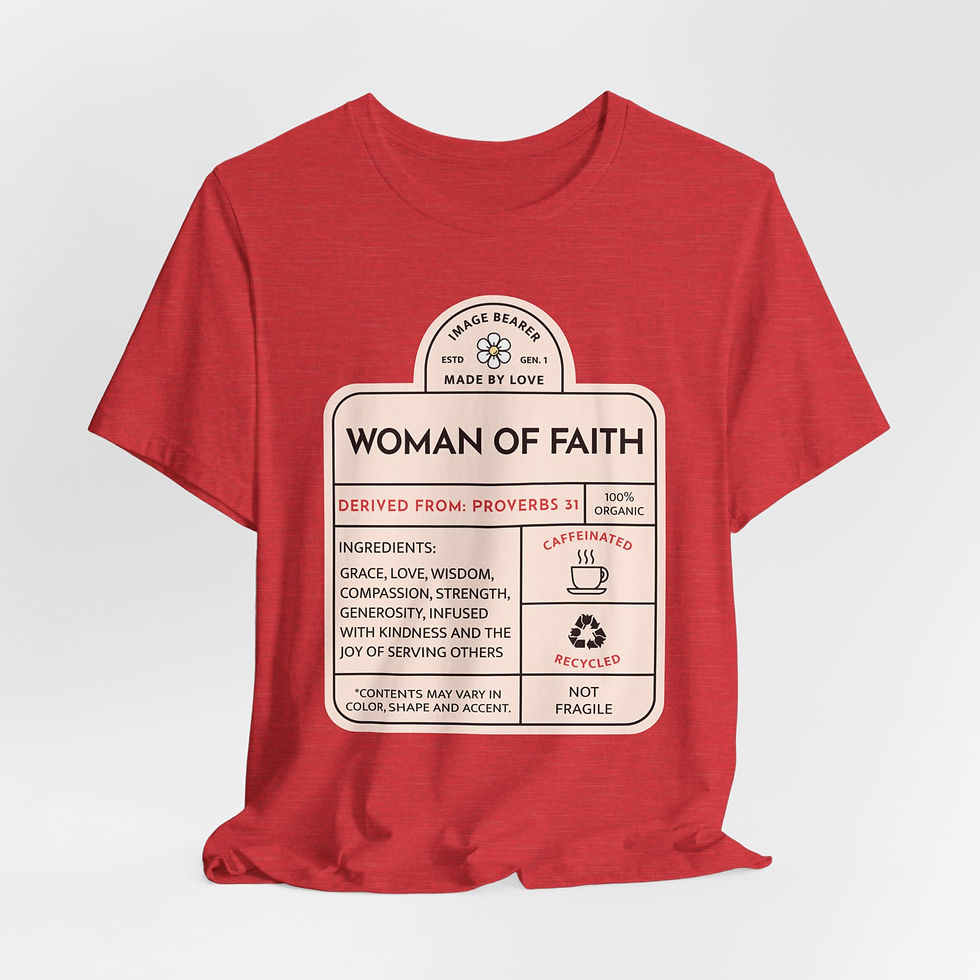 Thumbnail: Woman of Faith Shirt Proverbs 31 ChristianTee