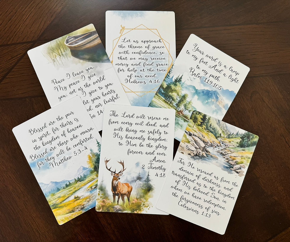 Thumbnail: Strength From The Word Display Cards