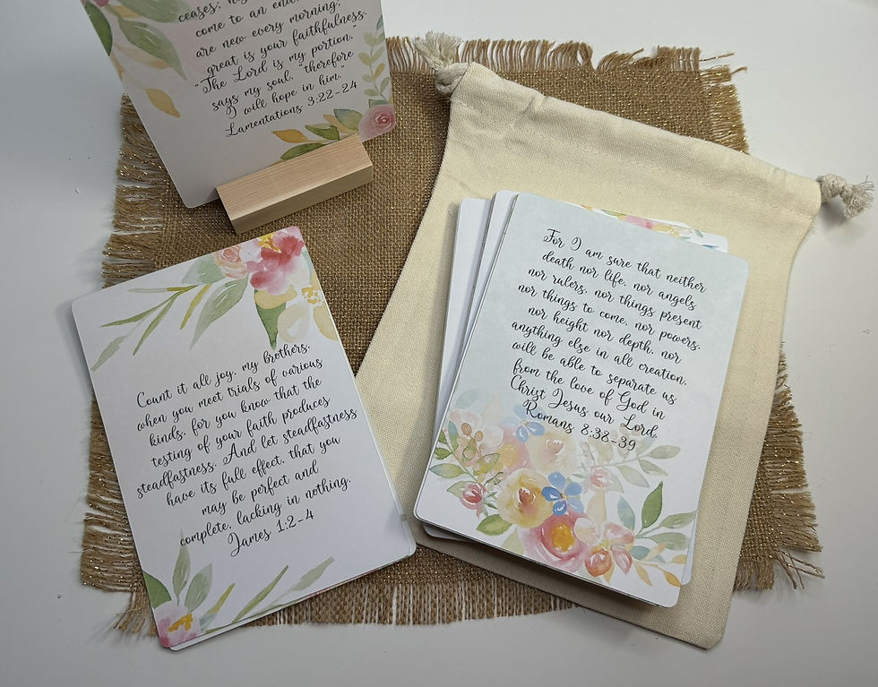 Thumbnail: Strength From The Word Display Cards