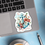 Thumbnail: The Lord Is My Anchor Floral Sticker