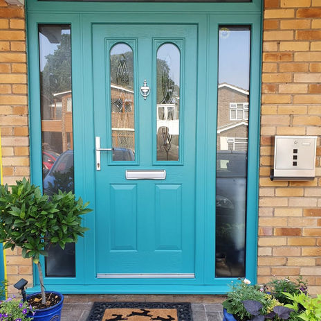 Feature door sprayed .JPG