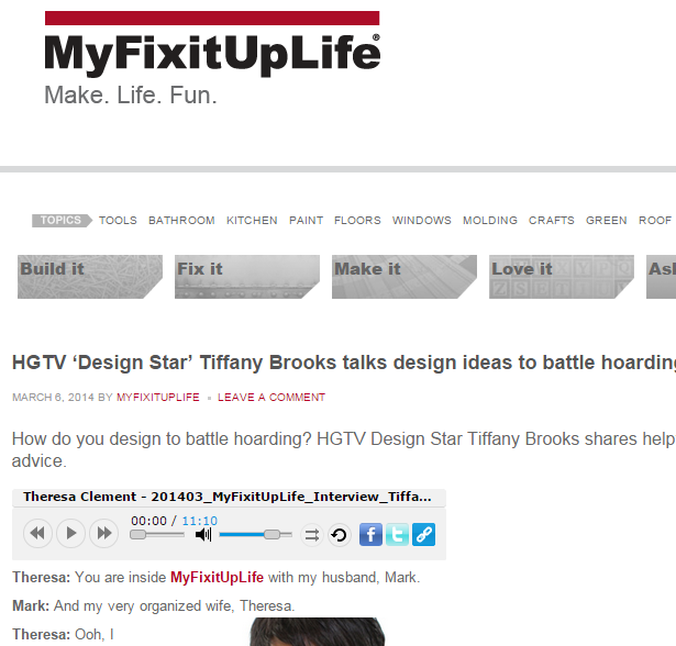 My Fix It Up Life March 2014