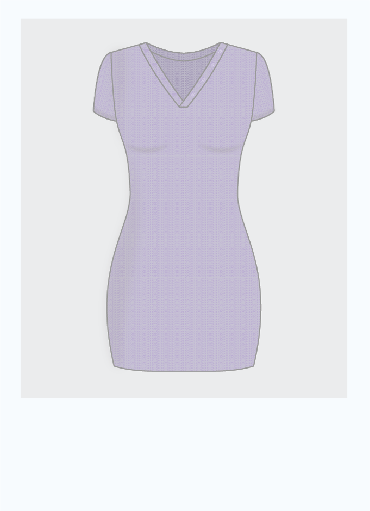 Elle Short Sleeve Ribbed Mini Dress