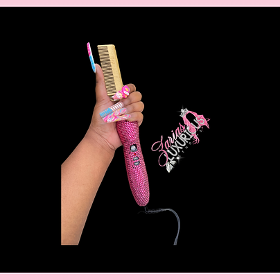 Bedazzled Hot Comb
