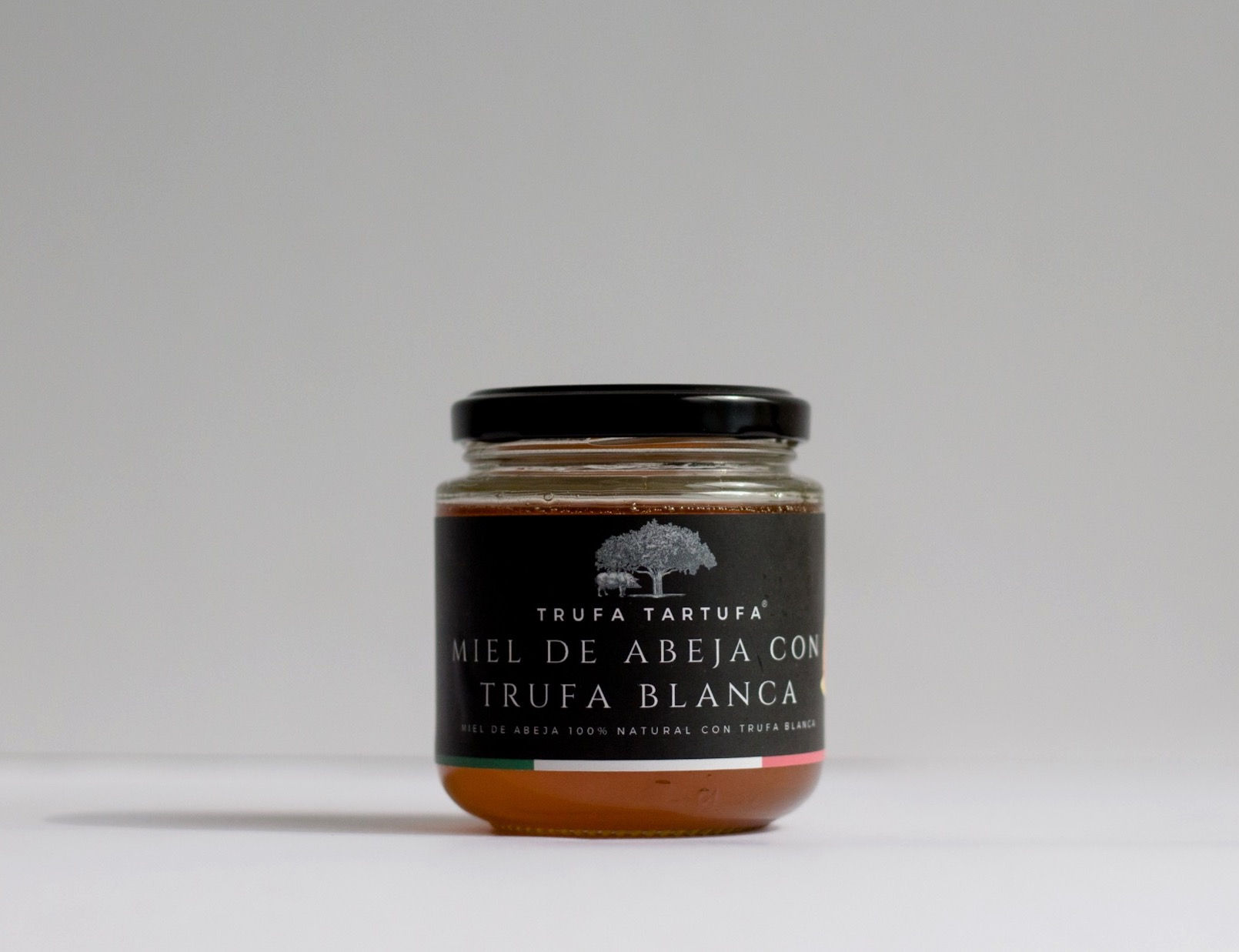 Miel pura de abeja trufada con trufa blanca (250g)