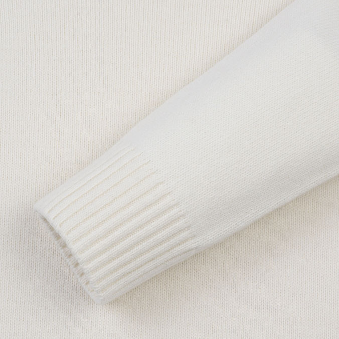 Миниатюра: Stone Island  Мужской свитер  Lambswool Ribbed Crew Neck Natural White