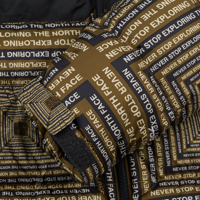 Миниатюра: The North Face  Мужской пуховик  1992 Nuptse Fir Green LCD Capsule Print