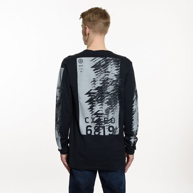 Миниатюра: Stone Island Shadow Project  Мужской лонгслив  Printed Catch Pocket 1 Navy Blue