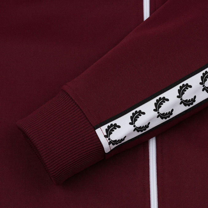 Миниатюра: Fred Perry  Мужская олимпийка  Laurel Wreath Tape Tawny Port