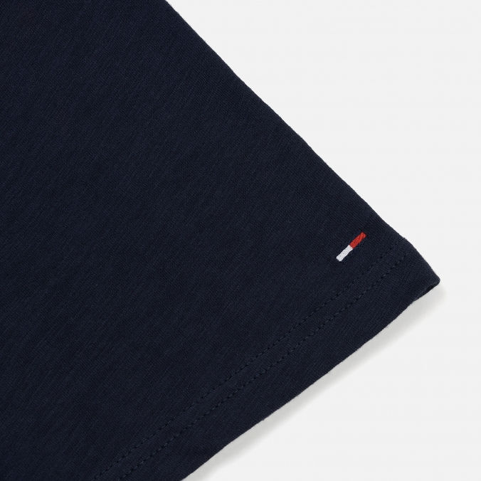 Миниатюра: Tommy Jeans  Мужская футболка  College Embroidery Black Iris