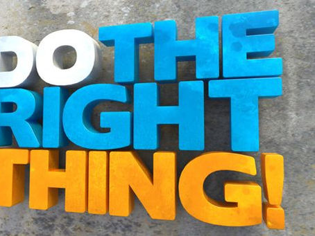 Doing the Next Right Thing