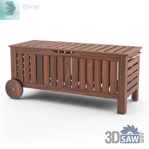 Storage Bench - Download Free 3d Models