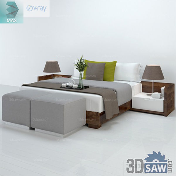 Bedroom Set - 3ds Max Models Free Download