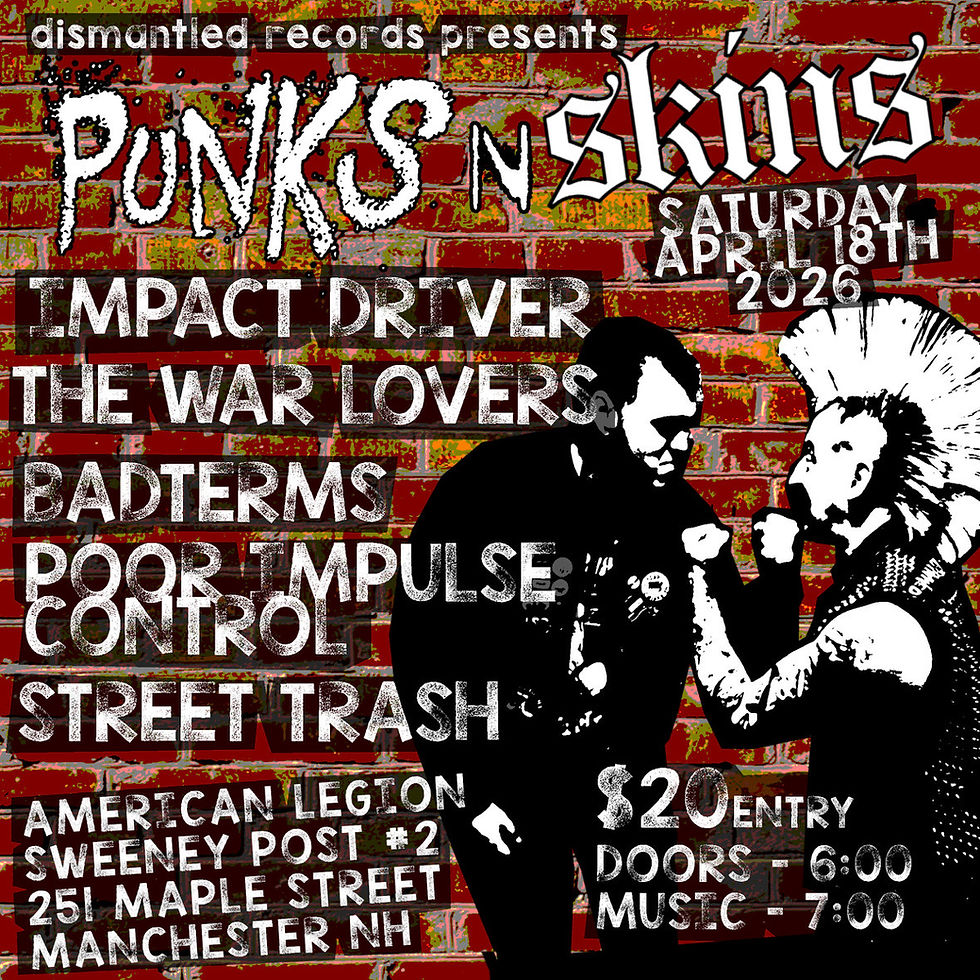 Manchester NH Punks vs. Skins Show!