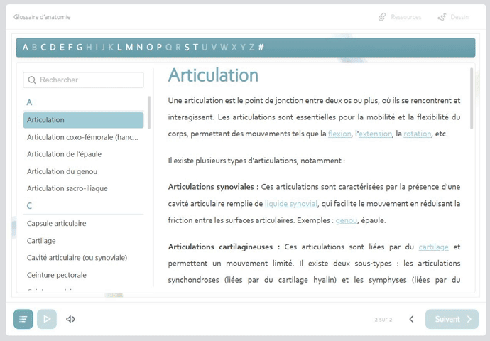 Glossaire pour LMS