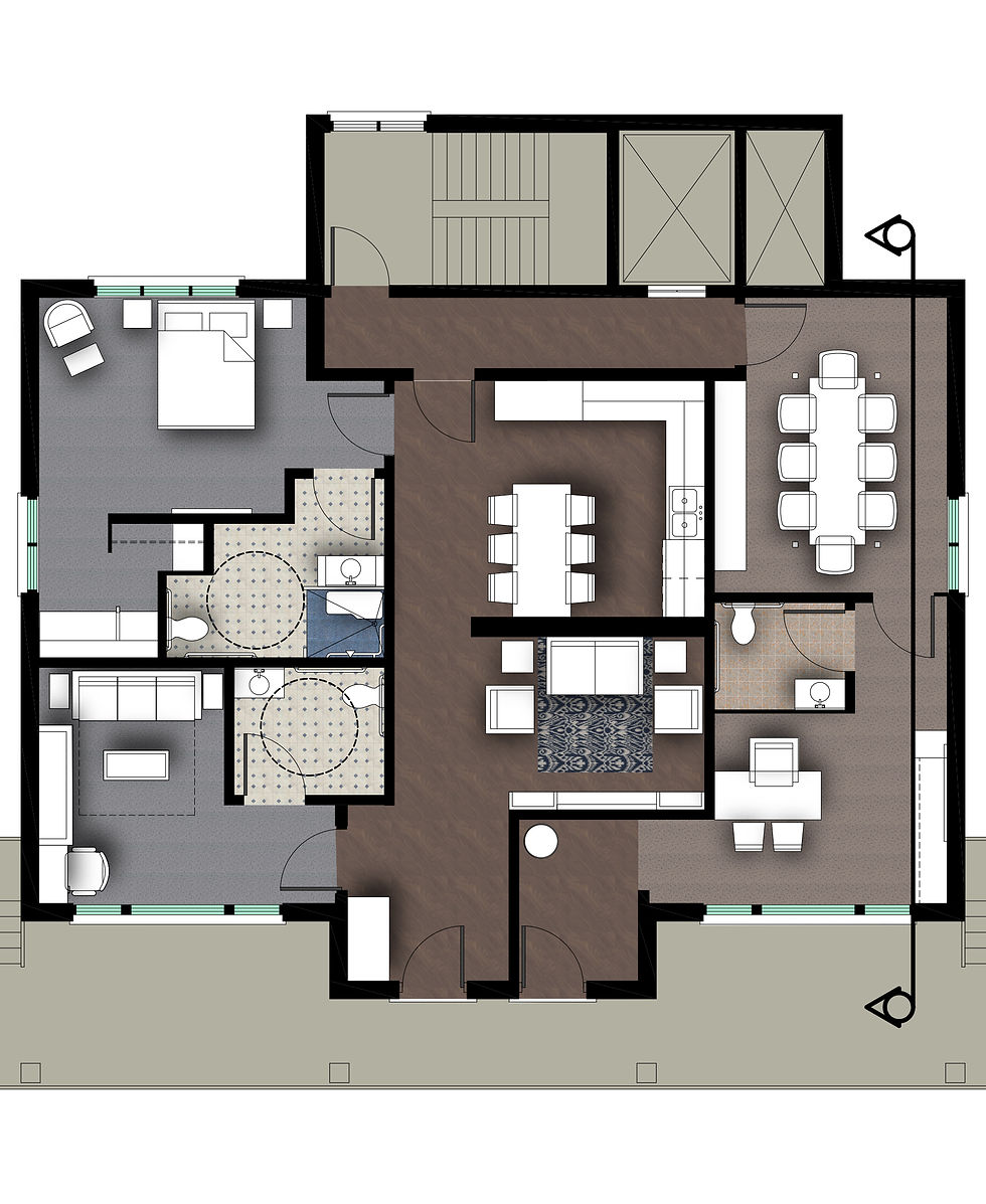 Rendered Floor Plan_ Floor 2